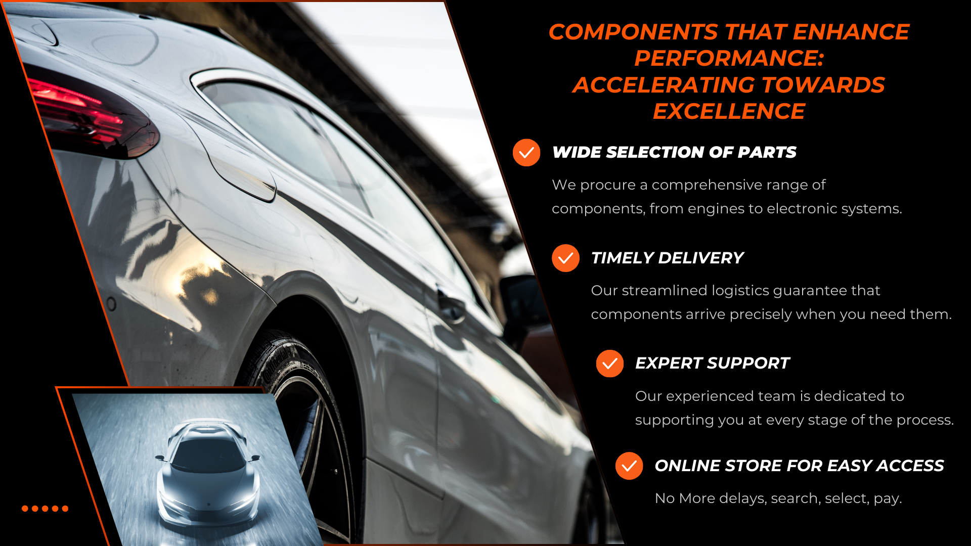 Ingenious Parts Procurment has Components That Enhance Performance Accelerating Towards Excellence